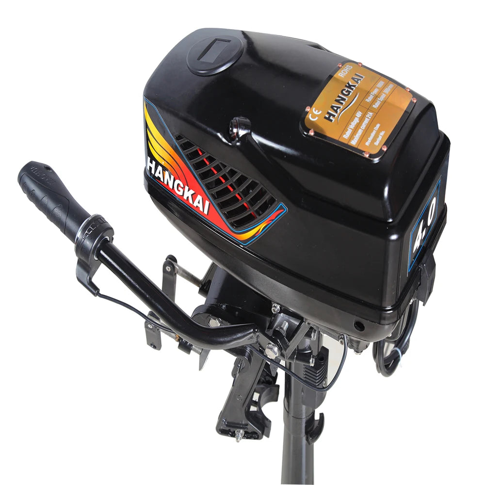 Solar Marine 2.3M/3.0M/3.6M Inflatable Boat + New HANGKAI 4.0HP Electric Motor + Motor Mount 3in1 Set