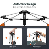 Instant Pop Up Tent for Hiking 2/3 Person Camping Tents, Waterproof Windproof Family Tent with Top Rainfly, Easy Set Up, Portable with Carry Bag, with UV Protection