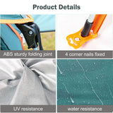 Instant Pop Up Tent for Hiking 2/3 Person Camping Tents, Waterproof Windproof Family Tent with Top Rainfly, Easy Set Up, Portable with Carry Bag, with UV Protection