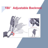 Fishing Chair with aluminum alloy for all-terrains portable multifunctional folding adjustable reclining chair with hind legs