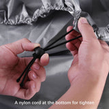 210D Inflatable Boat Cover UV Resistant Inflatable Dinghy Boat Cover Waterproof UV Sun Dust Protective Case Kayak Oxford Cloth Cover