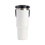 Stainless Steel Travel Mug with Leak-proof 2-in-1 Straw and Sip Lid, Vacuum Insulated Coffee Mug for Car, Office, Perfect Gifts, Keeps Liquids Hot or Cold