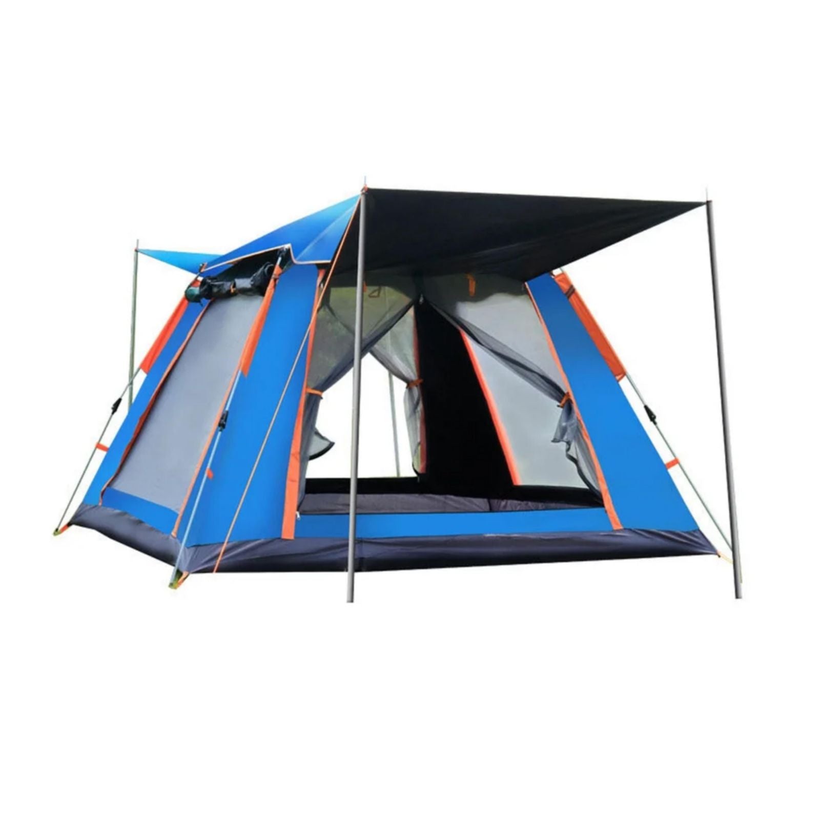 Instant Pop Up Tent for Hiking 2/3 Person Camping Tents, Waterproof Windproof Family Tent with Top Rainfly, Easy Set Up, Portable with Carry Bag, with UV Protection