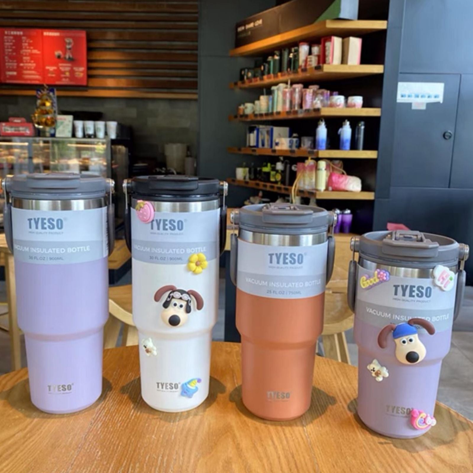 Stainless Steel Travel Mug with Leak-proof 2-in-1 Straw and Sip Lid, Vacuum Insulated Coffee Mug for Car, Office, Perfect Gifts, Keeps Liquids Hot or Cold
