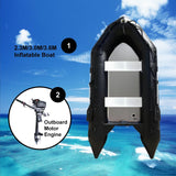 2.3m/3.0m/3.6m Inflatable Dinghy + 4 Stroke Outboard Motor 2in1 Set (Presale)