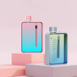 A5 Flat Water Bottle for Cold Drink/Warm Drink - BPA Free Water Bottle - Leak Proof. 380ml