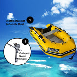 2.3m/3.0m/3.6m Inflatable Dinghy + 4 Stroke Outboard Motor 2in1 Set (Presale)