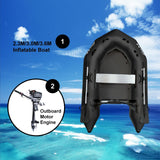 2.3m/3.0m/3.6m Inflatable Dinghy + 4 Stroke Outboard Motor 2in1 Set (Presale)
