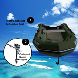 2.3m/3.0m/3.6m Inflatable Dinghy + 4 Stroke Outboard Motor 2in1 Set (Presale)