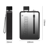 A5 Flat Water Bottle for Cold Drink/Warm Drink - BPA Free Water Bottle - Leak Proof. 380ml