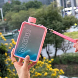 A5 Flat Water Bottle for Cold Drink/Warm Drink - BPA Free Water Bottle - Leak Proof. 380ml