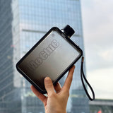 A5 Flat Water Bottle for Cold Drink/Warm Drink - BPA Free Water Bottle - Leak Proof. 380ml