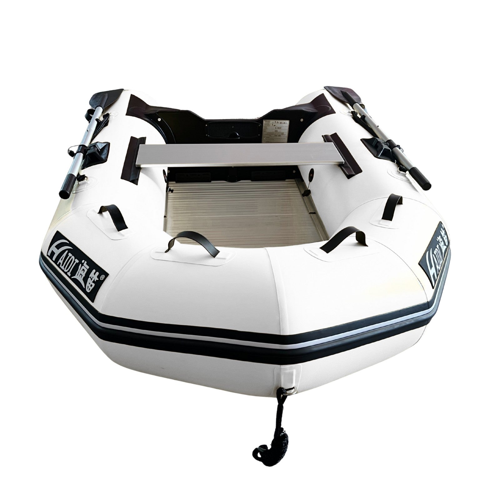 Upgraded Inflatable Assault Boat with Aluminum Alloy Deck + 4 Stroke Outboard Motor 2 in 1 Set (Presale)