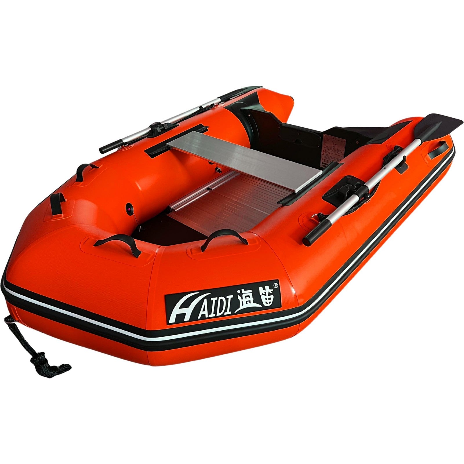 Upgraded Inflatable Assault Boat with Aluminum Alloy Deck + 4 Stroke Outboard Motor 2 in 1 Set (Presale)