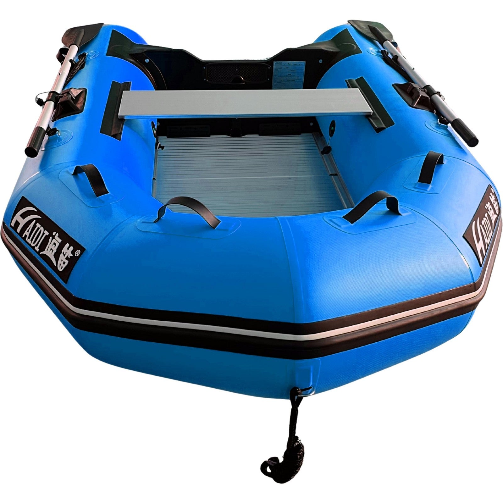 Upgraded Inflatable Assault Boat with Aluminum Alloy Deck + 4 Stroke Outboard Motor 2 in 1 Set (Presale)