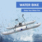 Inflatable Water Bike For Water Sport Portable Yacht Kayak Boatbike Sea Pedal Bicycle Boat for Aquatic Parks
