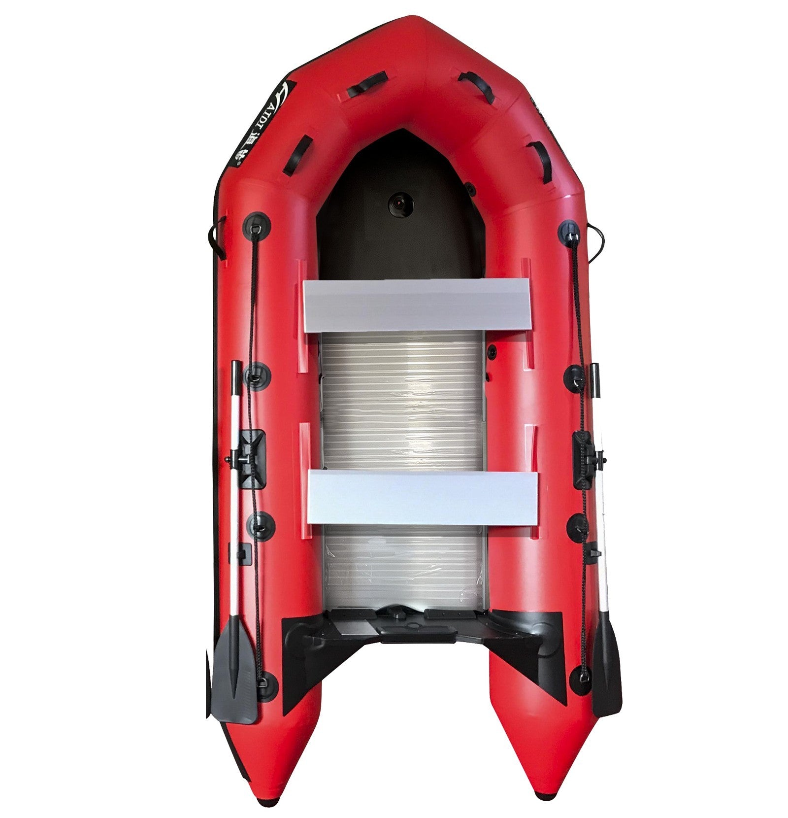 Upgraded Inflatable Assault Boat with Aluminum Alloy Deck + 4 Stroke Outboard Motor 2 in 1 Set (Presale)