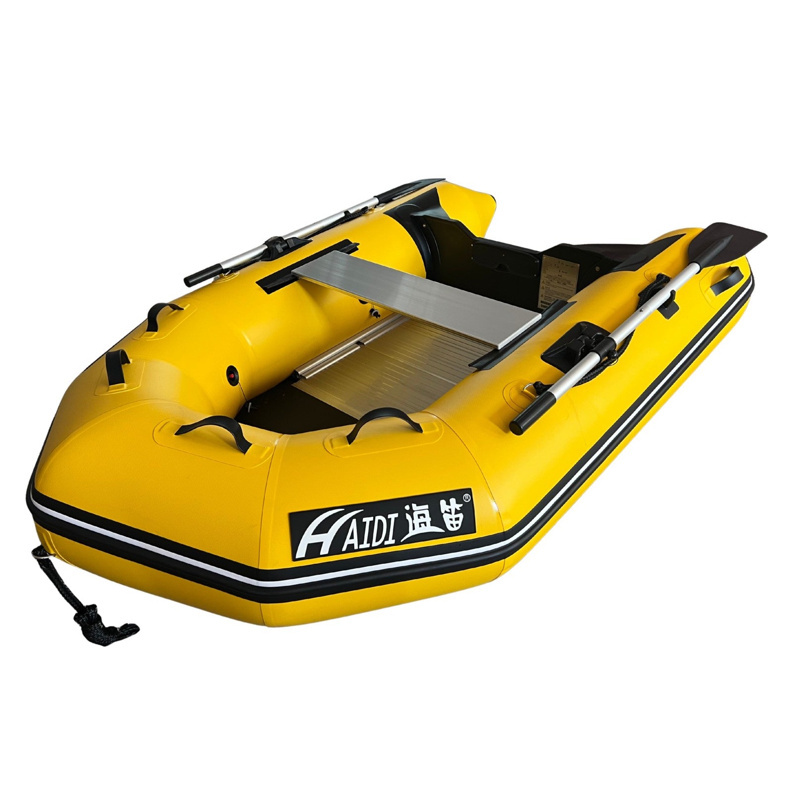 Upgraded Inflatable Assault Boat with Aluminum Alloy Deck + 4 Stroke Outboard Motor 2 in 1 Set (Presale)