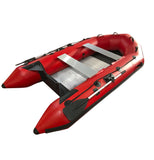Upgraded Inflatable Assault Boat with Aluminum Alloy Deck + 4 Stroke Outboard Motor 2 in 1 Set (Presale)