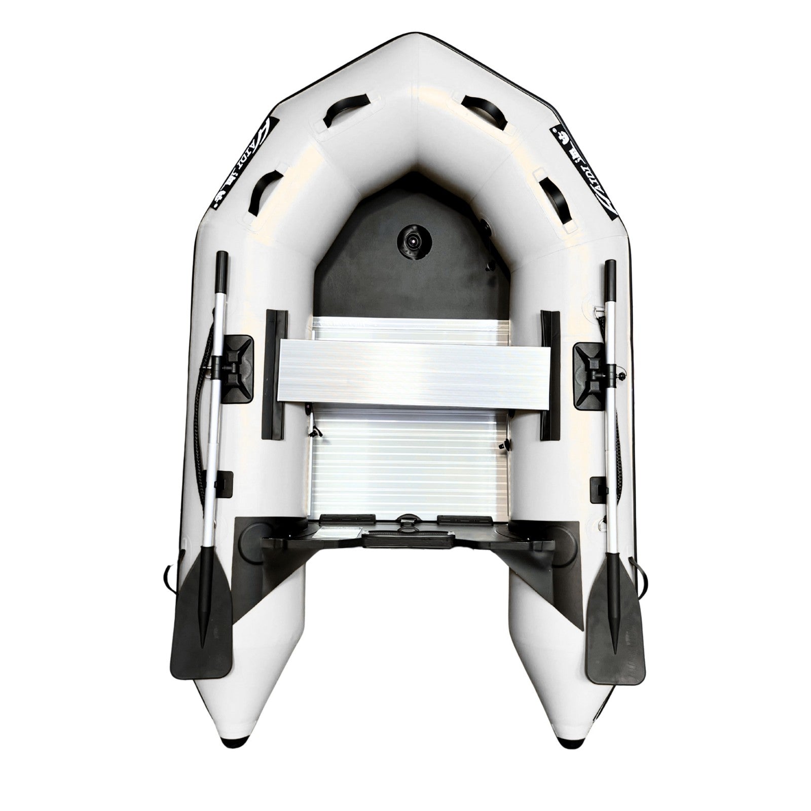 Upgraded Inflatable Assault Boat with Aluminum Alloy Deck + 4 Stroke Outboard Motor 2 in 1 Set (Presale)