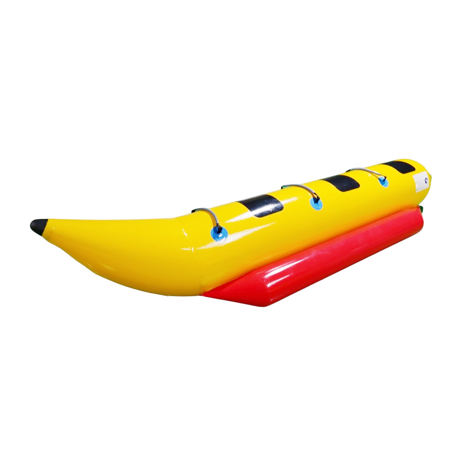 Inflatable Boat Tube 3-Person Towable Tube for Boating Inflatable Ride-on Banana Float for Water and Snow Sports