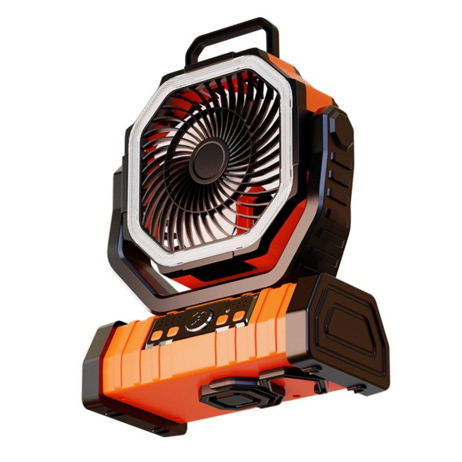 Portable Camping Fan with LED Lantern Light 20000mAh