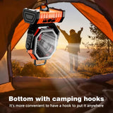 Portable Camping Fan with LED Lantern Light 20000mAh