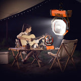 Portable Camping Fan with LED Lantern Light 20000mAh