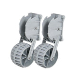 2Pcs Inflatable Boat Launching Wheels Flip-up Dinghy Wheels