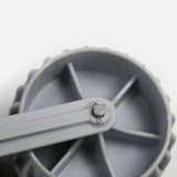 2Pcs Inflatable Boat Launching Wheels Flip-up Dinghy Wheels