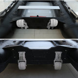 2Pcs Inflatable Boat Launching Wheels Flip-up Dinghy Wheels