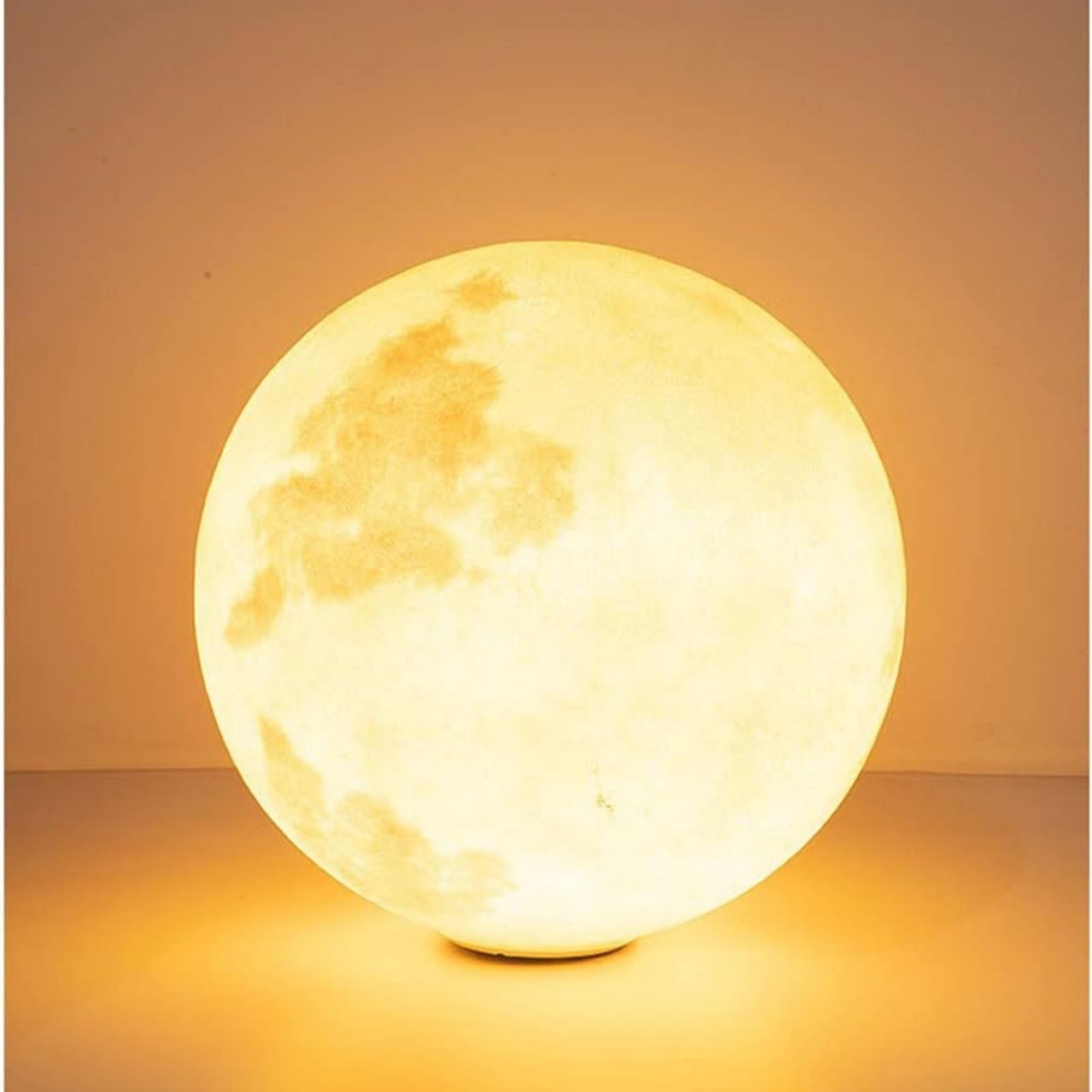 Outdoor Solar Powered LED Moon Lights Waterproof Landscape Lighting Globe Light Pathway Yard Patio Garden Lawn Ornament Sphere Lights Party Decor 1 Pack