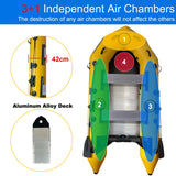 Upgraded Inflatable Assault Boat with Aluminum Alloy Deck Stability, Durability, and Versatility Redefined