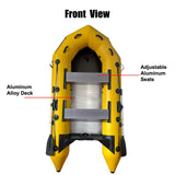 Upgraded Inflatable Assault Boat with Aluminum Alloy Deck + 4 Stroke Outboard Motor 2 in 1 Set (Presale)