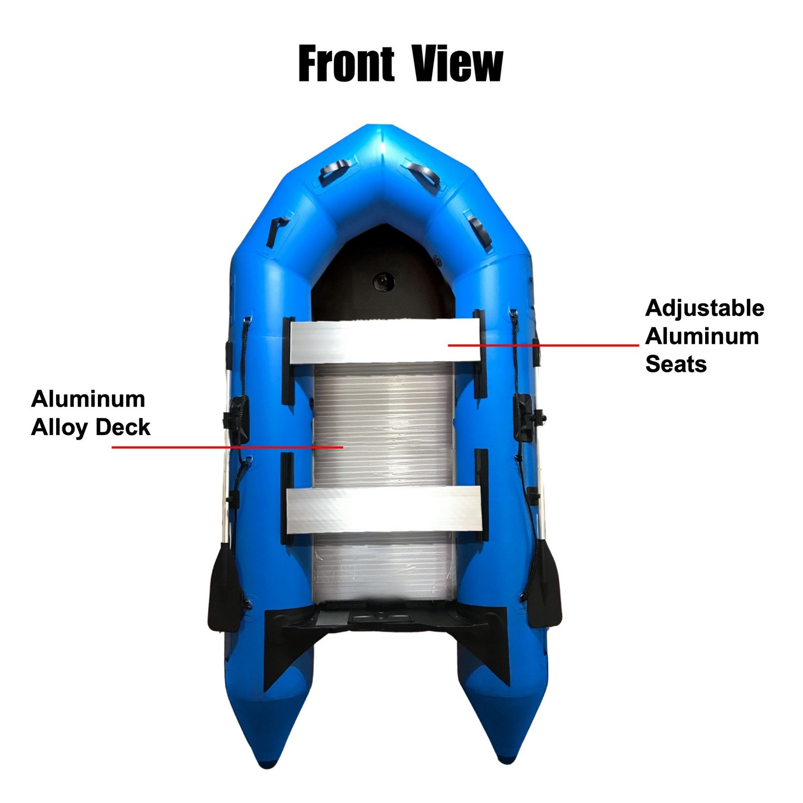 Upgraded Inflatable Assault Boat with Aluminum Alloy Deck + 4 Stroke Outboard Motor 2 in 1 Set (Presale)