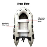 Upgraded Inflatable Assault Boat with Aluminum Alloy Deck + 4 Stroke Outboard Motor 2 in 1 Set (Presale)