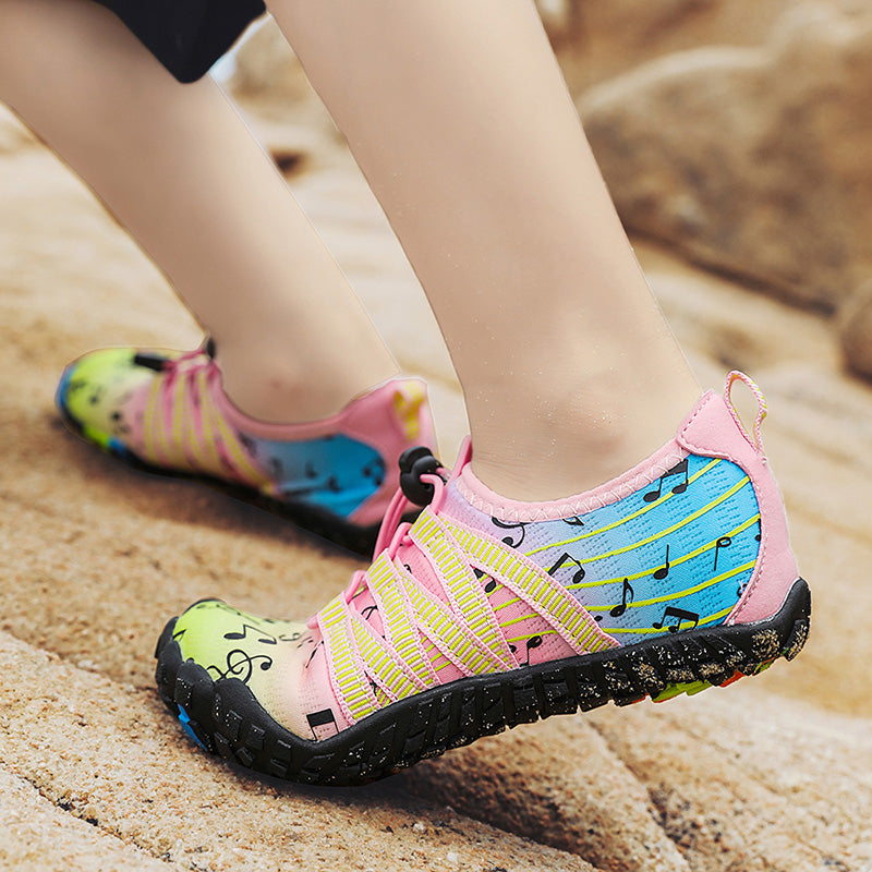 Water Shoes for Kids (Music Printed) - Barefoot Non-slip Aqua Sports Quick Dry Shoes