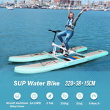 Inflatable Water Bike For Water Sport Portable Yacht Kayak Boatbike Sea Pedal Bicycle Boat for Aquatic Parks