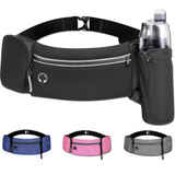 Running Belt Waist Bag with Hidden Water Bottle Holder For Men & Women