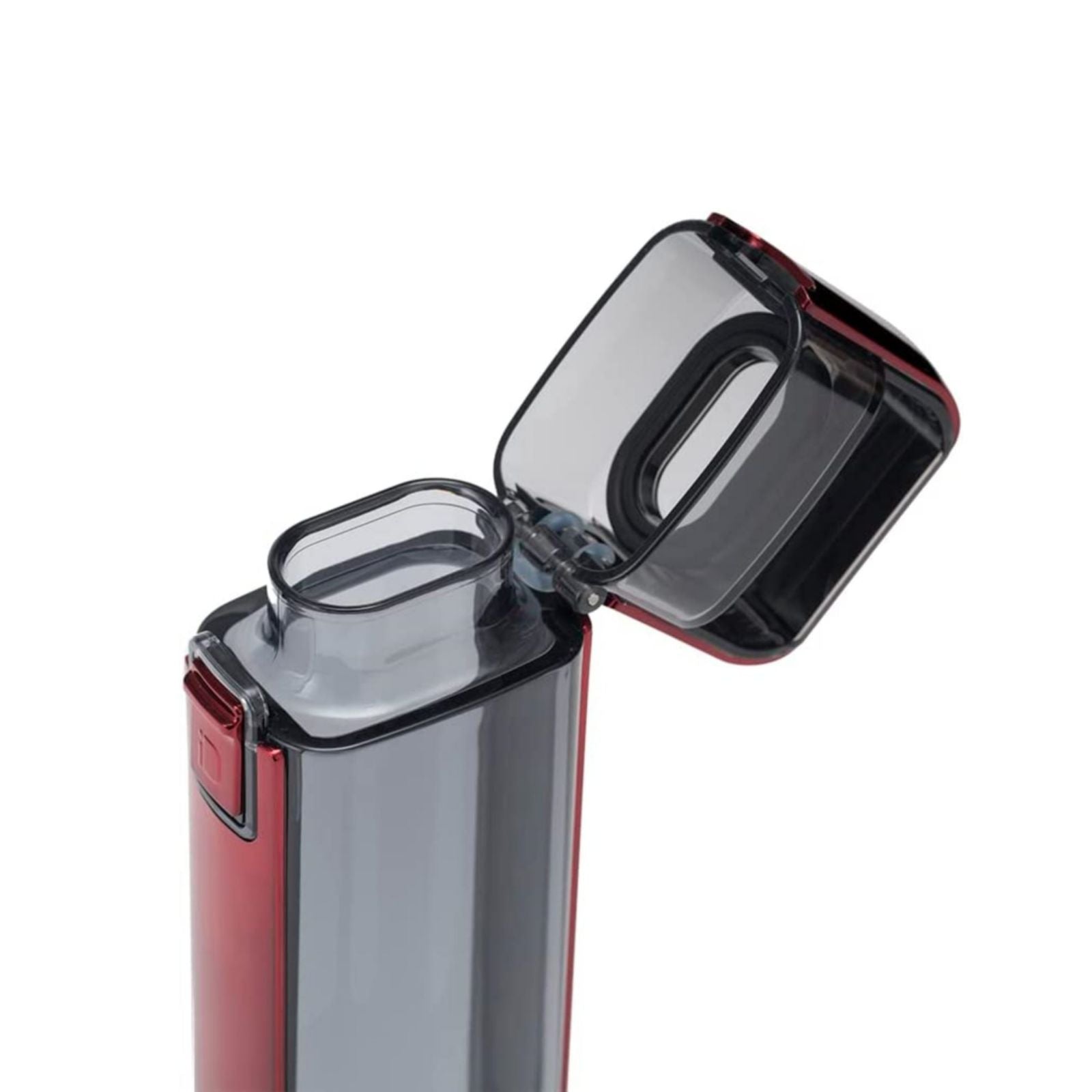 Flat Water Bottle with Integrated Handle Flip Top Leak Proof Lid Push Lock BPA Free Tritan One Click Open for Iced Water Outdoors Travel On-the-Go,12 fl oz /350ml