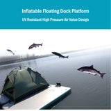 Inflatable Dock Floating Platform|Inflatable Fishing Pontoon|Inflatable Swimming Water Platform