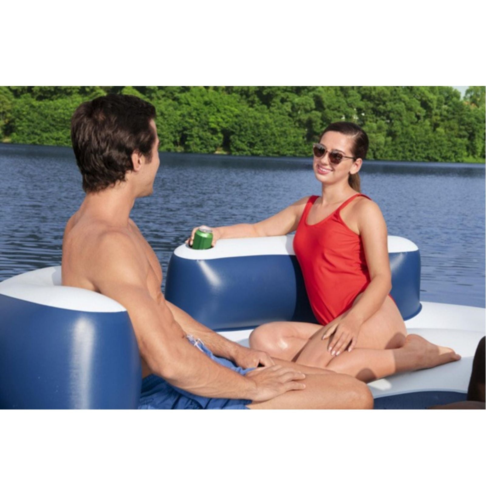 Inflatable Floating Island For 4 persons