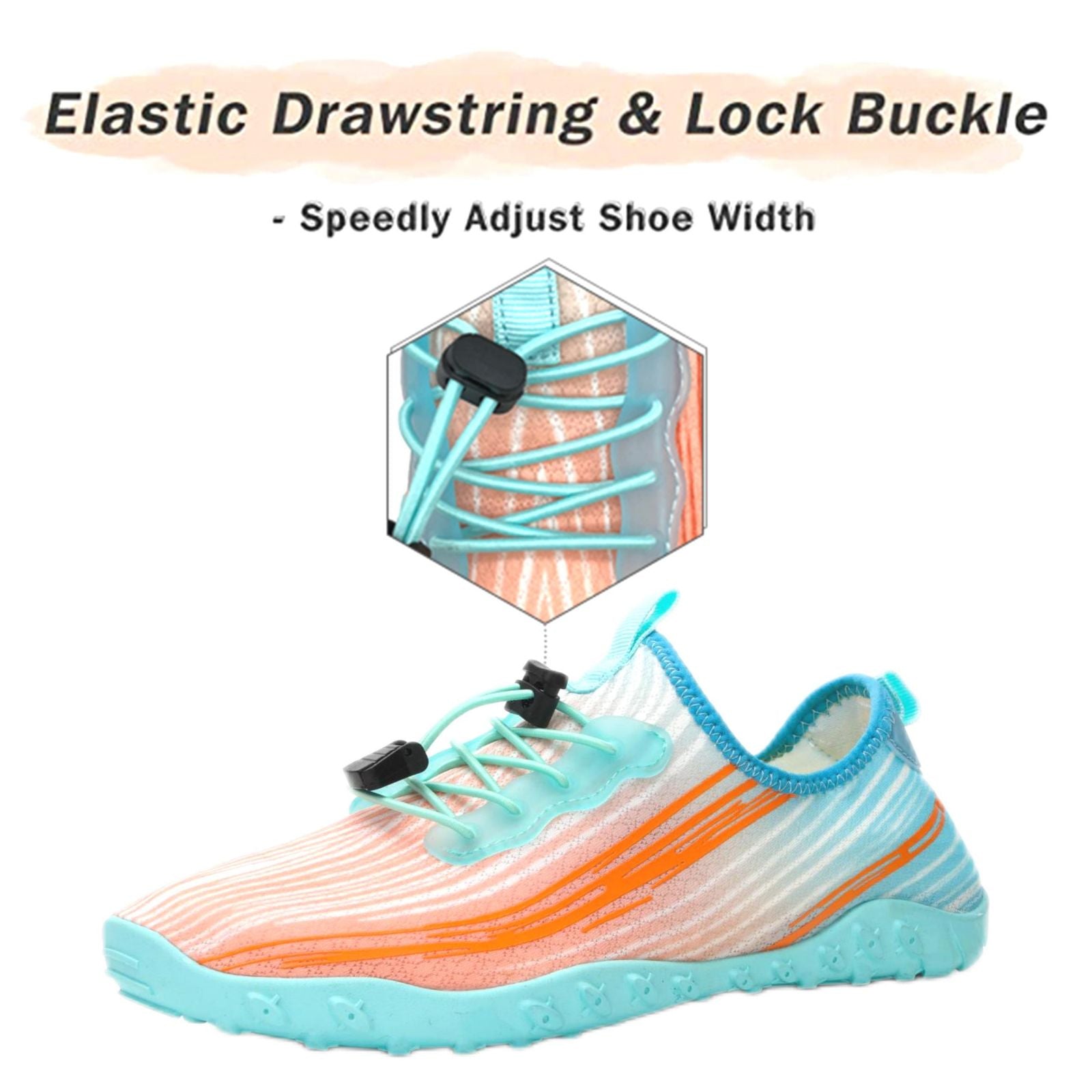 Water Shoes for Men & Women - Quick-Dry Aqua Socks Beach Swimming Shoes for Surfing Boating Drifting Hiking Yoga Cycling Water Aerobics