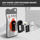 Emergency Salt Water Lamp One Fill for 10 Hours Consistent Lighting