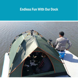 Inflatable Dock Floating Platform|Inflatable Fishing Pontoon|Inflatable Swimming Water Platform