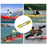 Kayak Paddle 222 cm (87.4 in) Premium Paddle with Polypropylene Blades 2-Piece Adjustable Kayaking Paddles Accessories for Watersport