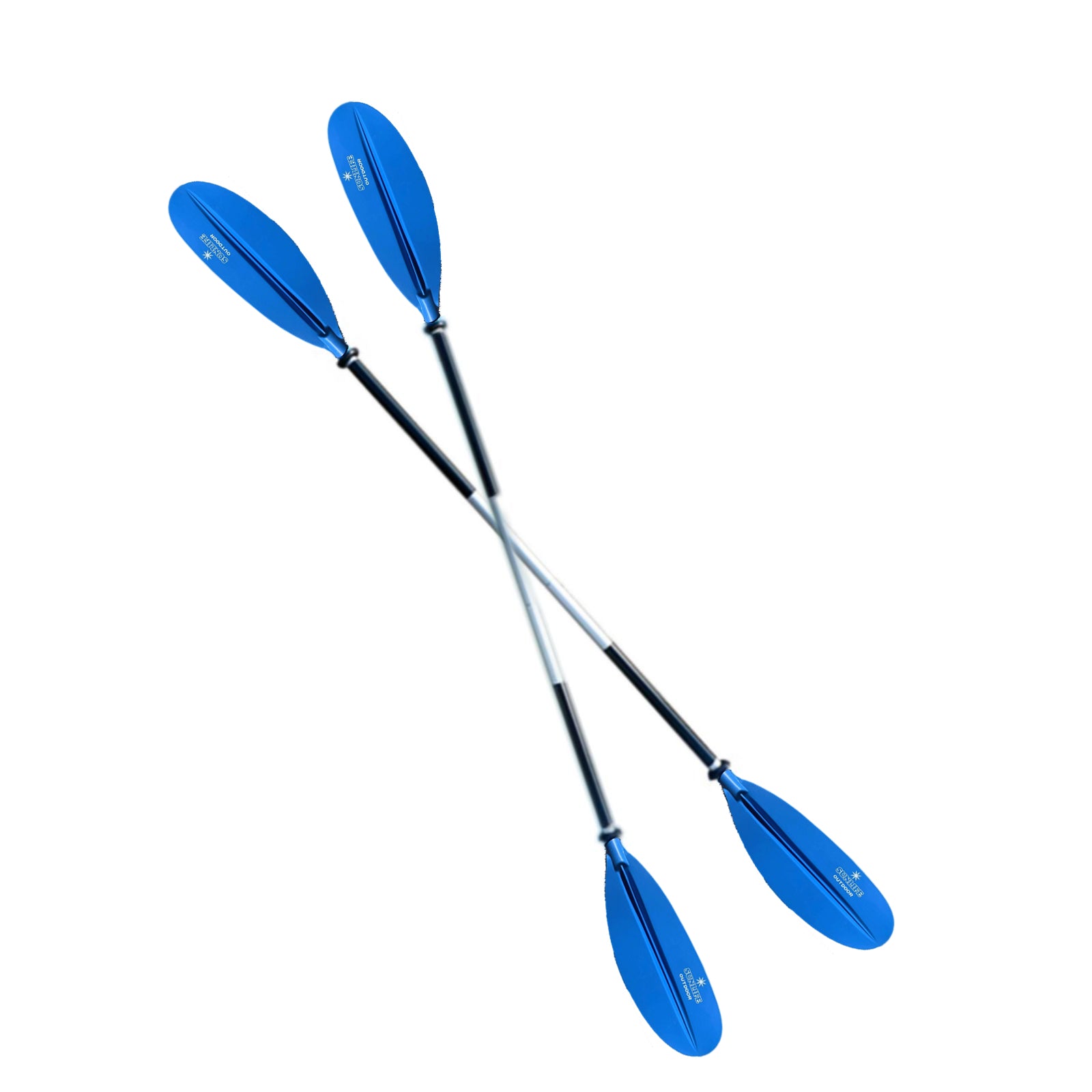Kayak Paddle 222 cm (87.4 in) Premium Paddle with Polypropylene Blades 2-Piece Adjustable Kayaking Paddles Accessories for Watersport