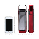 Flat Water Bottle with Integrated Handle Flip Top Leak Proof Lid Push Lock BPA Free Tritan One Click Open for Iced Water Outdoors Travel On-the-Go,12 fl oz /350ml