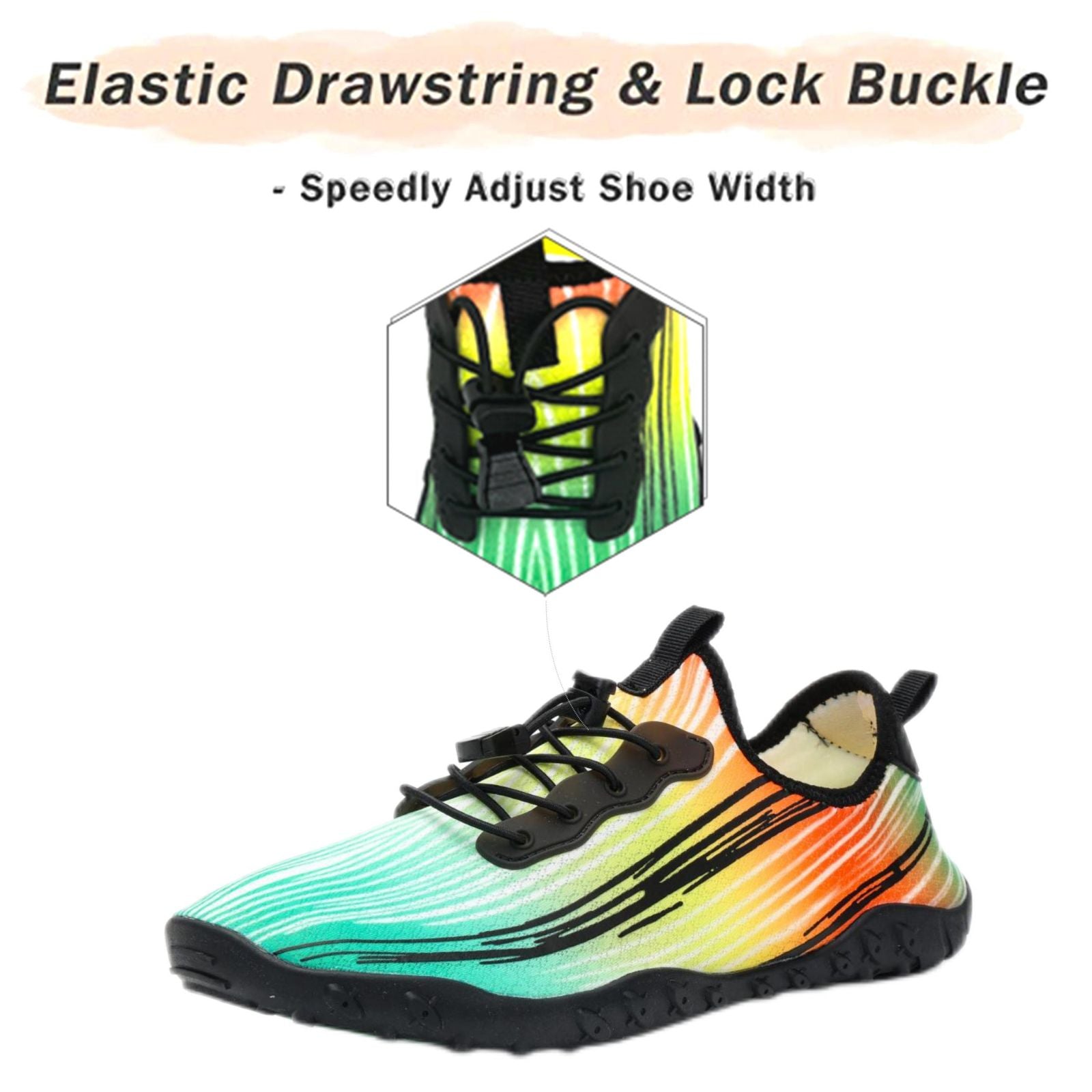 Water Shoes for Men & Women - Quick-Dry Aqua Socks Beach Swimming Shoes for Surfing Boating Drifting Hiking Yoga Cycling Water Aerobics