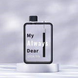A5 Flat Water Bottle for Cold Drink/Warm Drink - BPA Free Water Bottle - Leak Proof. 380ml
